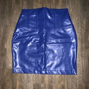 ASOS faux leather skirt